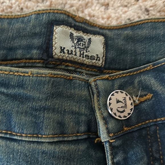 Kui Hesh Hao Shi Sexy Jeans with Velvet Swirl Patterns **Size 31 X 31** 🔥🔥 - Picture 6 of 7